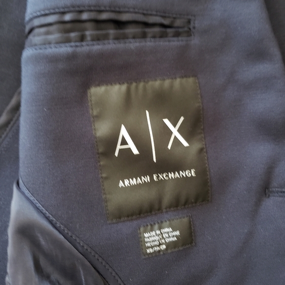 Armani Exchange stretch Slim-Fit Blazer - Picture 11 of 12